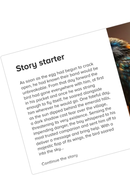 Pobble story starter