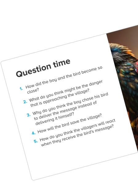 Pobble questions to inspire writing