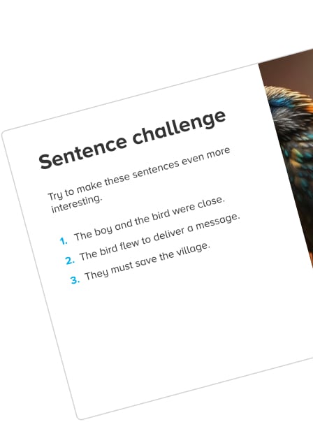 Pobble sentece challenges